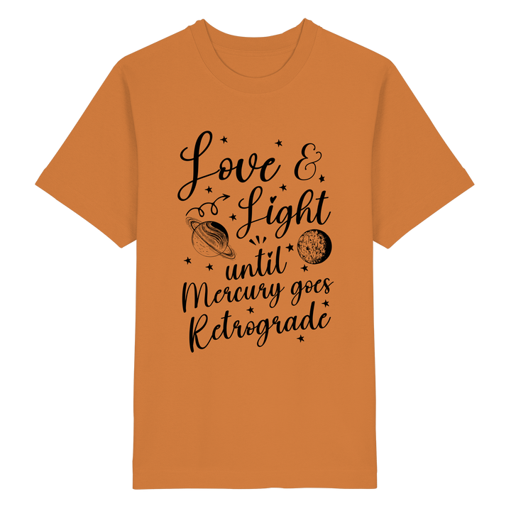 Love & Light - Heavy Oversized Organic Unisex Shirt - SoulGlow - Astrologie, Bio - Baumwolle, Heavy Oversized Organic Shirt