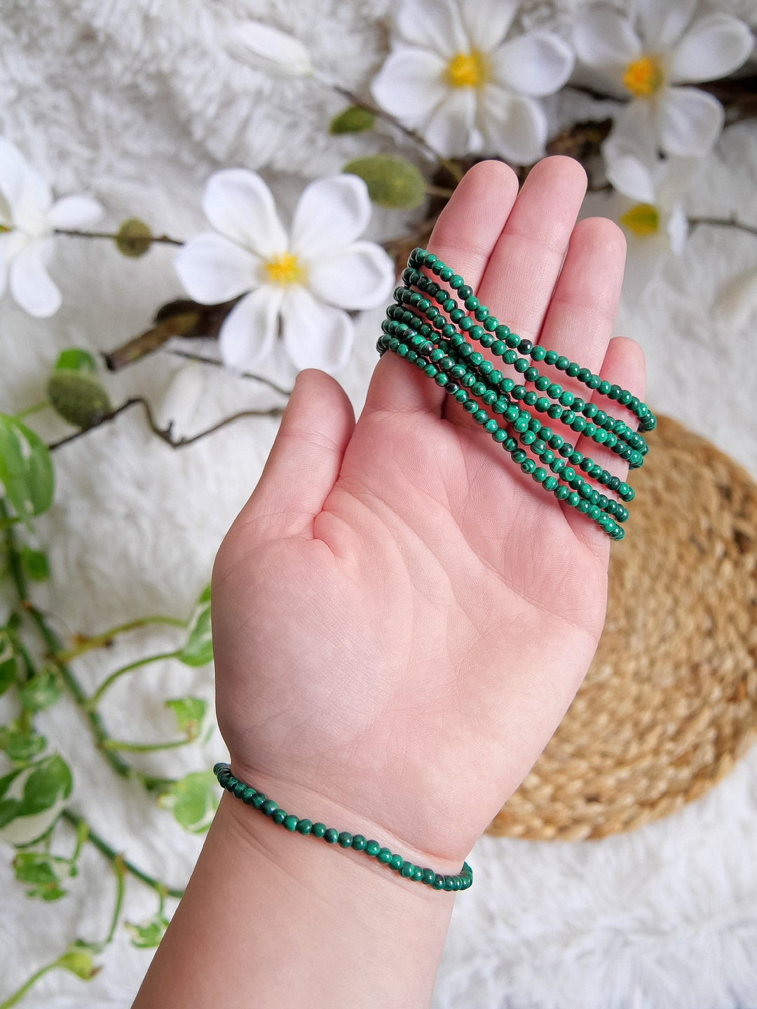 Malachit Armband - SoulGlow - Armband, Erholung & Wohlbefinden, Fülle