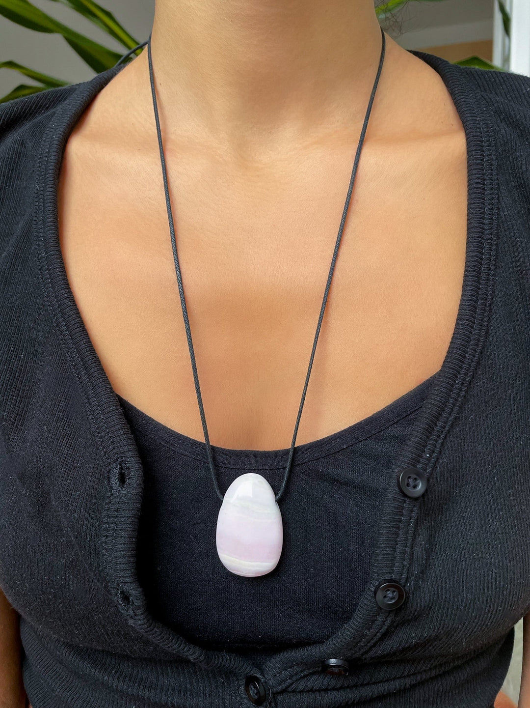 Manganocalcit, Rosa Calcit Anhänger - SoulGlow - Anhänger mit Bohrung, balance, Manganocalcit