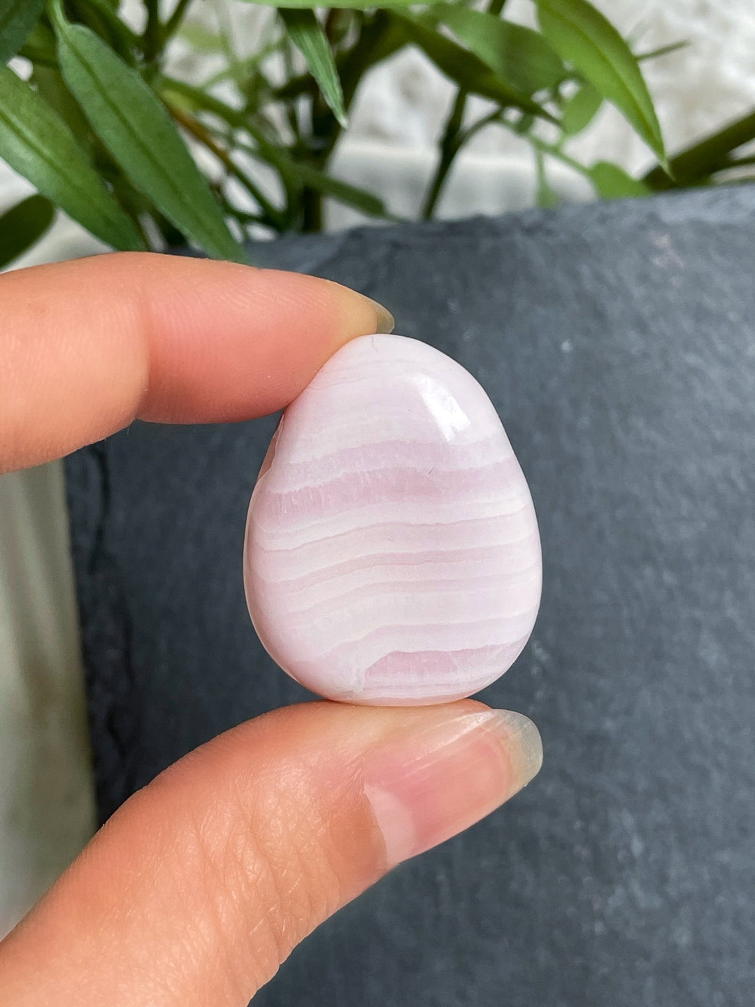 Manganocalcit, Rosa Calcit Anhänger - SoulGlow - Anhänger mit Bohrung, balance, Manganocalcit