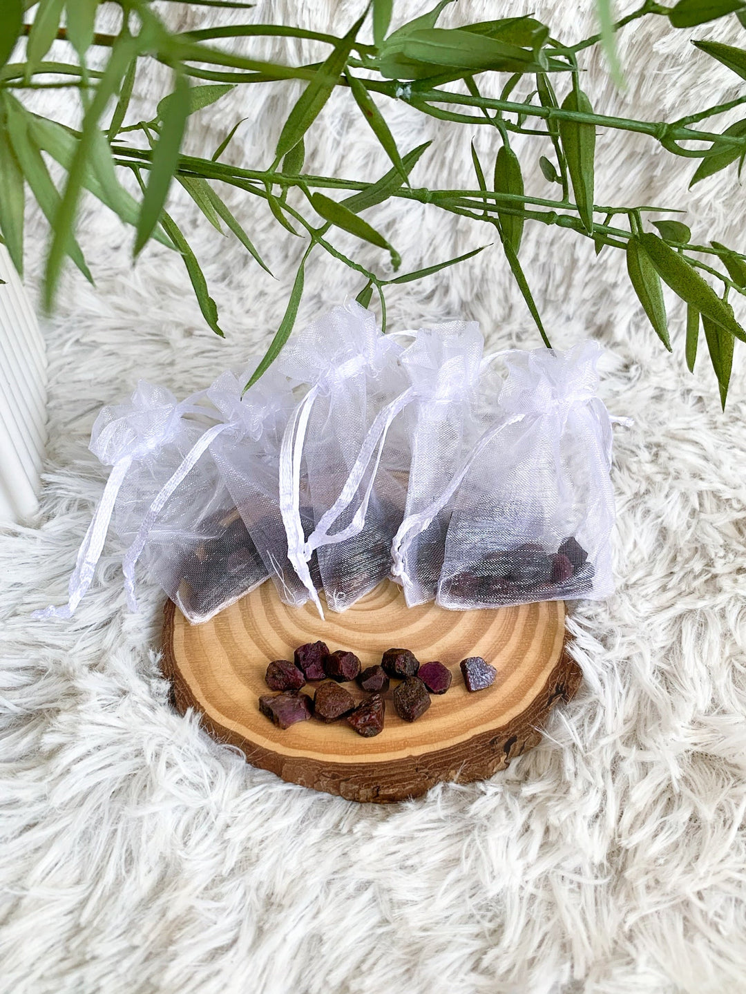 Mini Rubin Rohkristalle - 10g Säckchen - SoulGlow - Energie, Energie & Vitalität, Heilstein