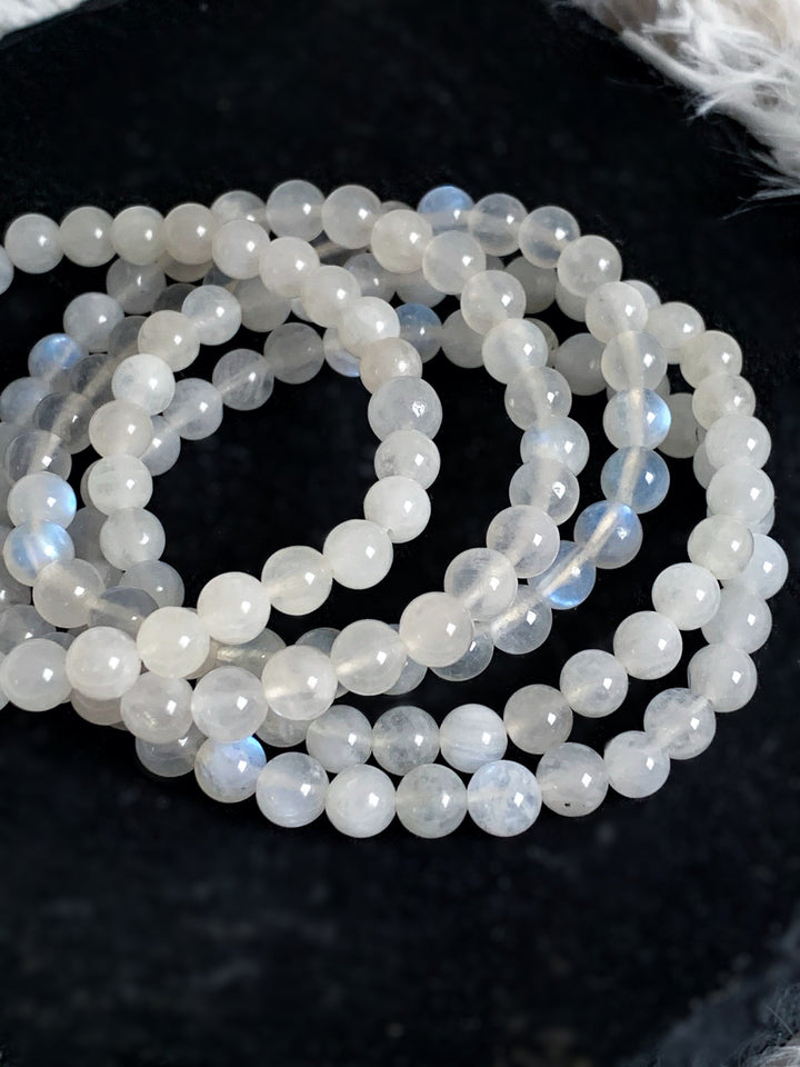 Mondstein Armband Blauschimmer - SoulGlow - Armband, balance, Blauschimmer