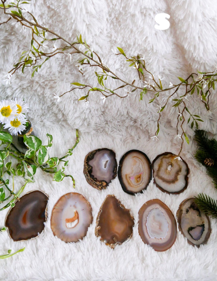 Natur Achat Scheibe - SoulGlow