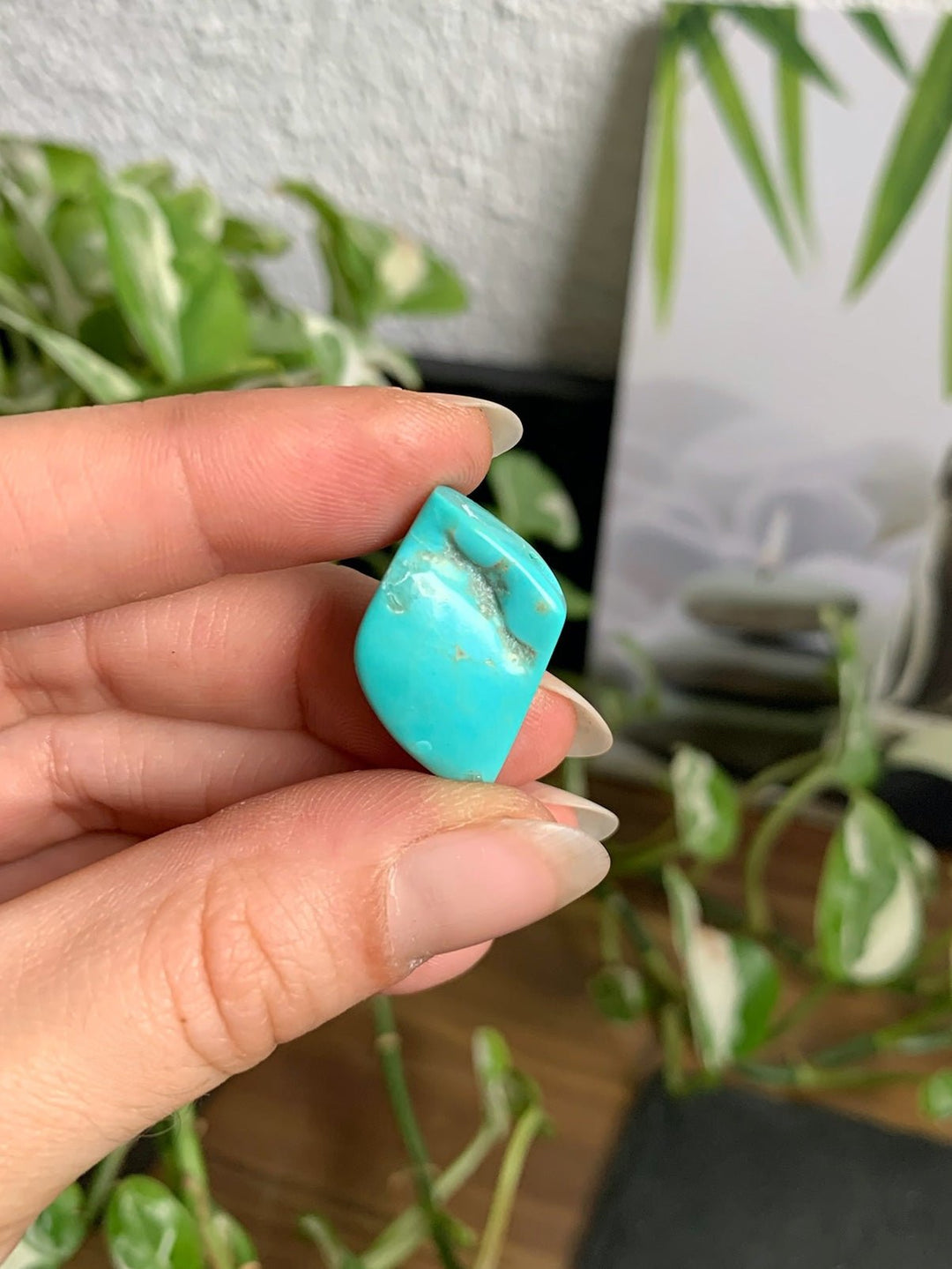Natur Türkis Anhänger - SoulGlow - Anhänger mit Bohrung, Natur Türkis, not - on - sale