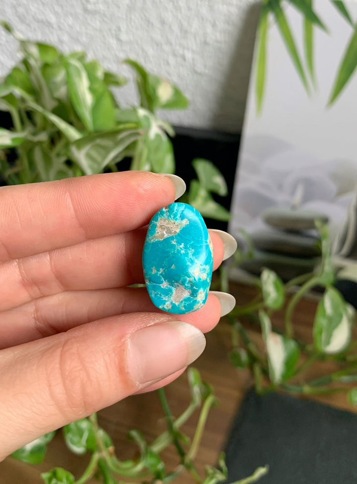 Natur Türkis Anhänger - SoulGlow - Anhänger mit Bohrung, Natur Türkis, not - on - sale