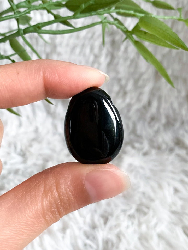 Onyx Anhänger oval - SoulGlow - Anhänger, balance, Gebohrter Anhänger