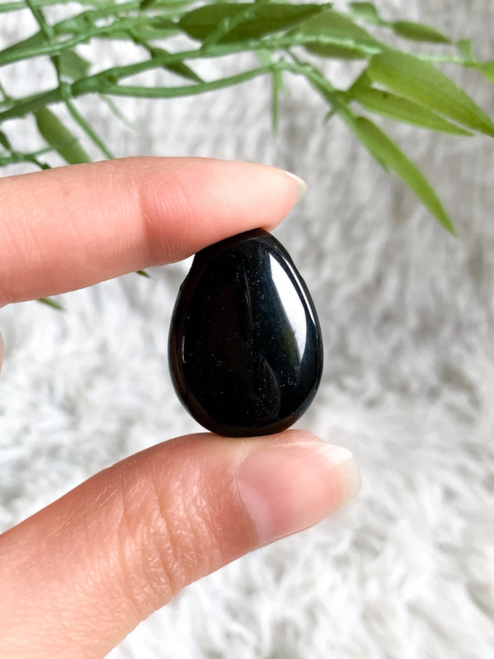Onyx Anhänger oval - SoulGlow - Anhänger, balance, Gebohrter Anhänger