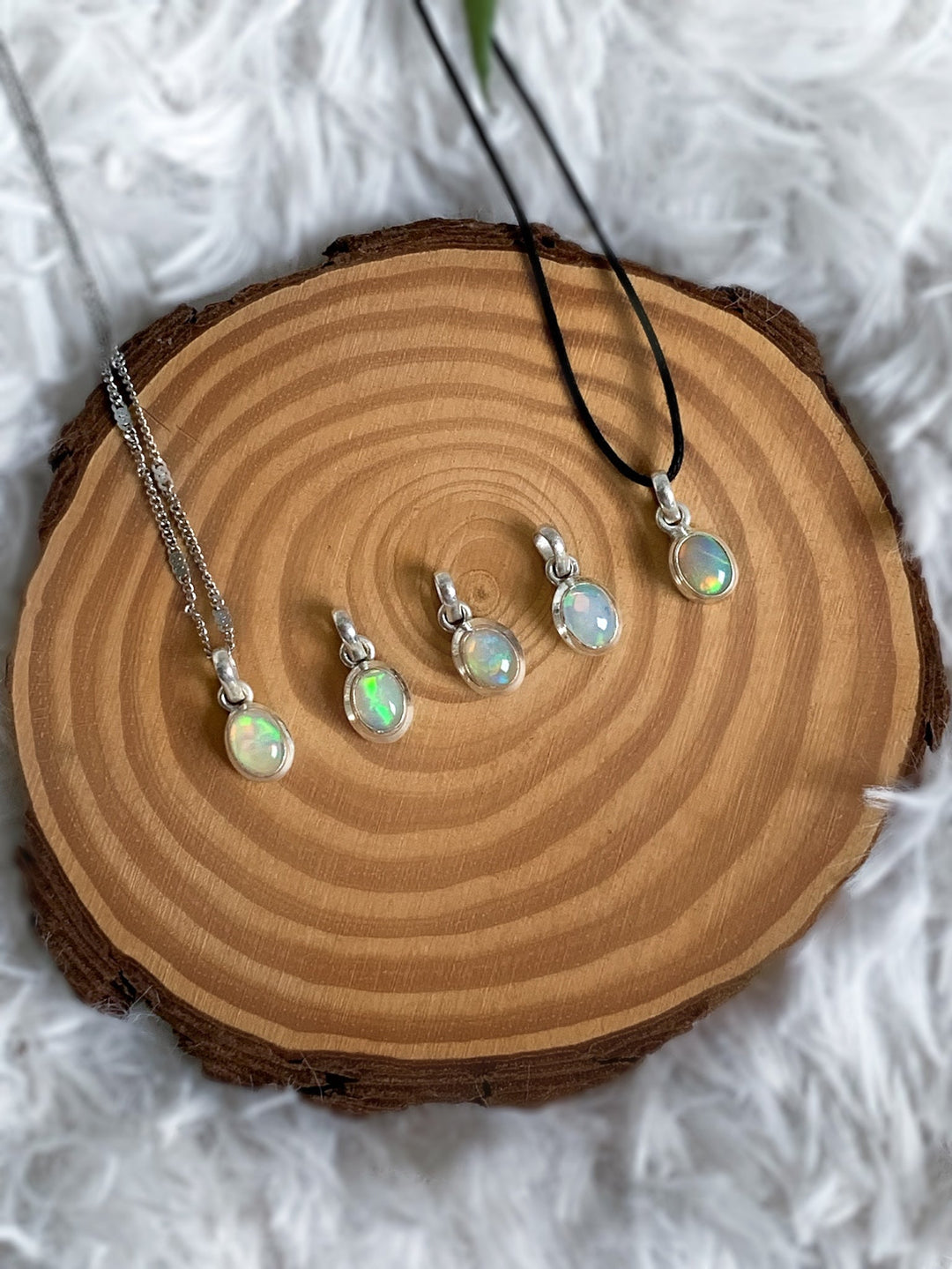 Opal Anhänger - SoulGlow - Anhänger mit Öse, blau, not - on - sale