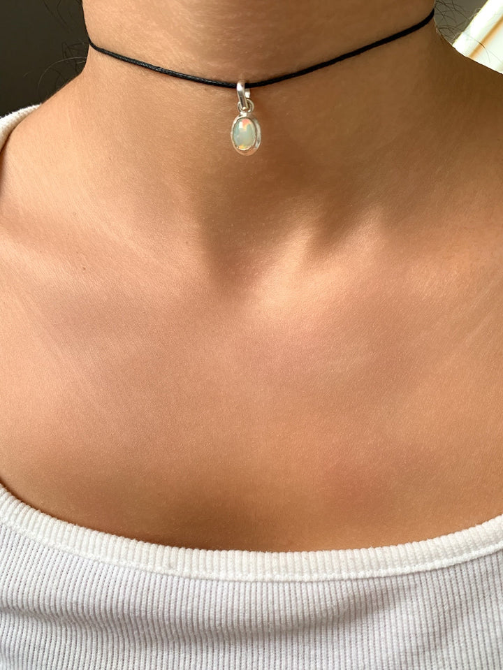 Opal Anhänger - SoulGlow - Anhänger mit Öse, blau, not - on - sale