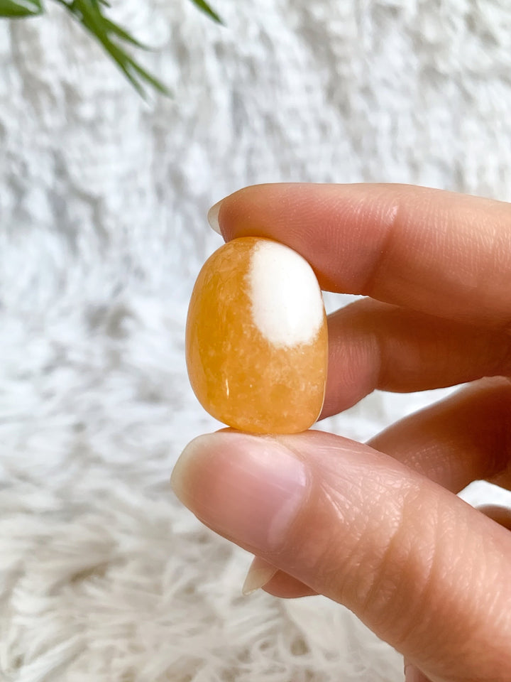 Orangencalcit Trommelsteine - SoulGlow - balance, Energie, Energie & Vitalität