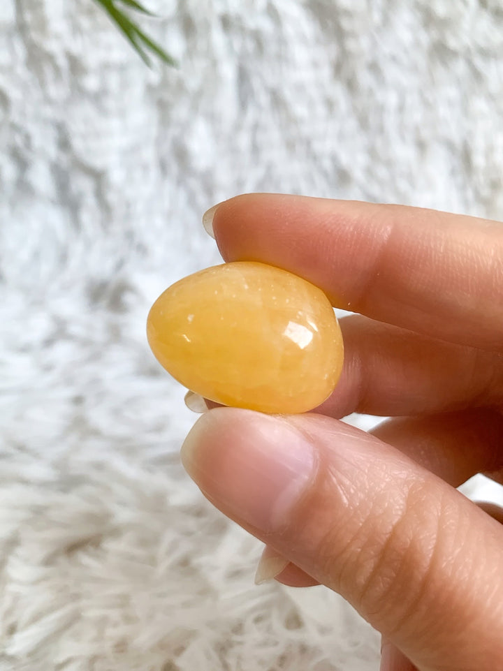 Orangencalcit Trommelsteine - SoulGlow - balance, Energie, Energie & Vitalität