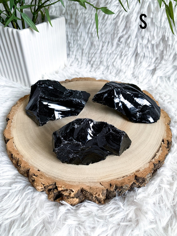 Obsidian Rohstein - SoulGlow - balance, Kristall, not - on - sale