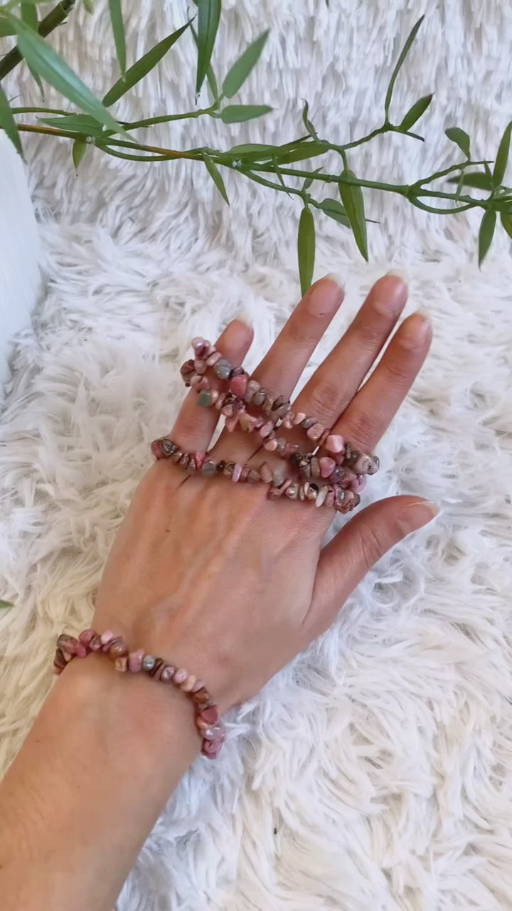 Rhodonit Armband
