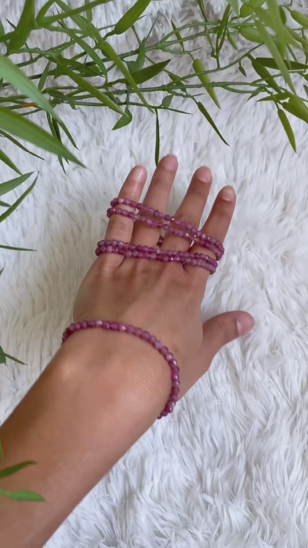 Rosa Turmalin (Rubellit) Armband facettiert