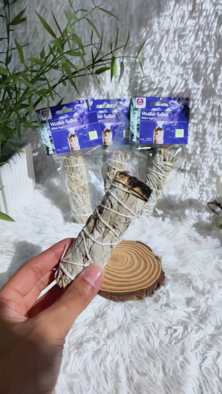 Räucherbündel Weißer Salbei - Mini Smudge