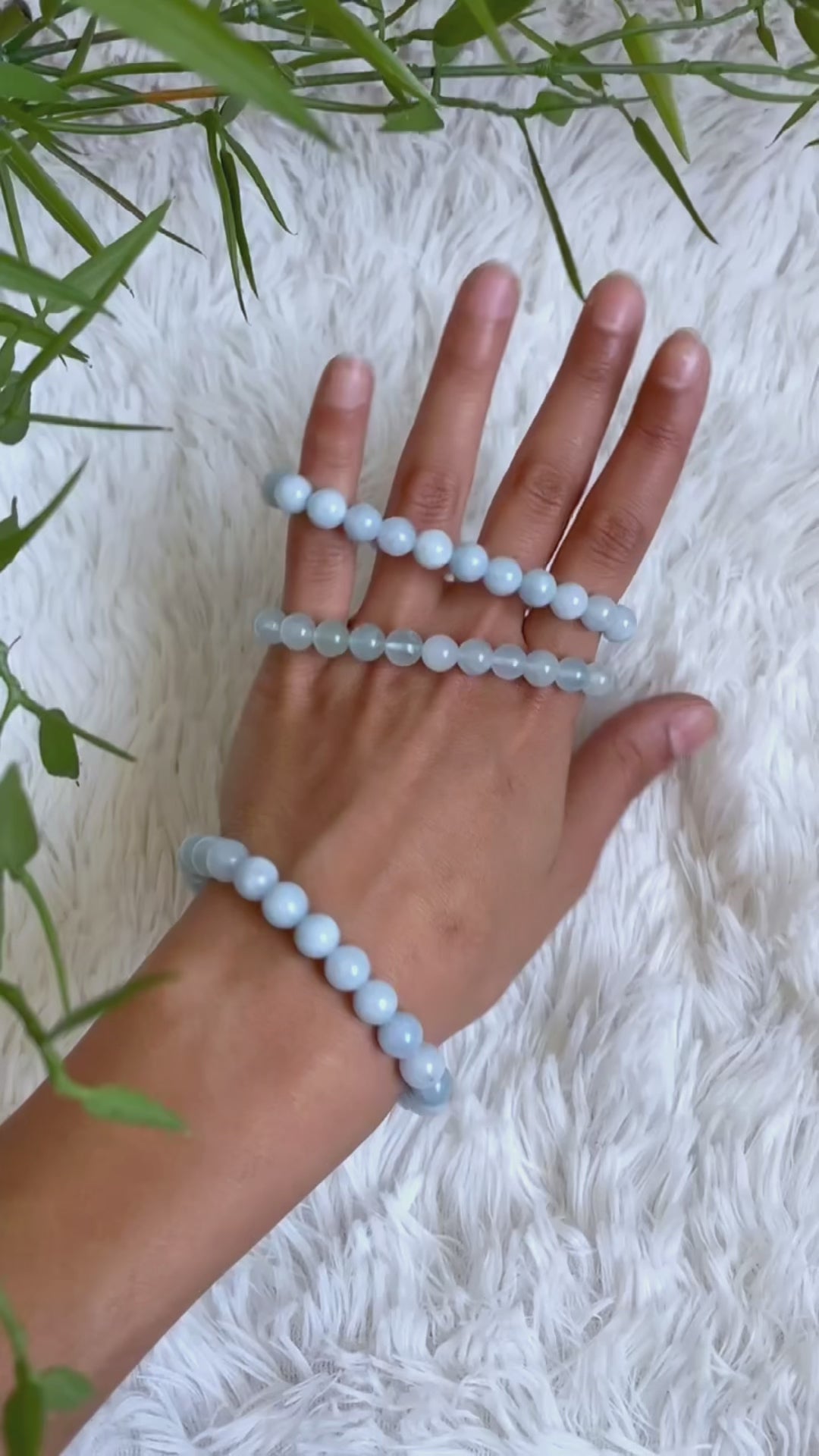 Aquamarin Armband