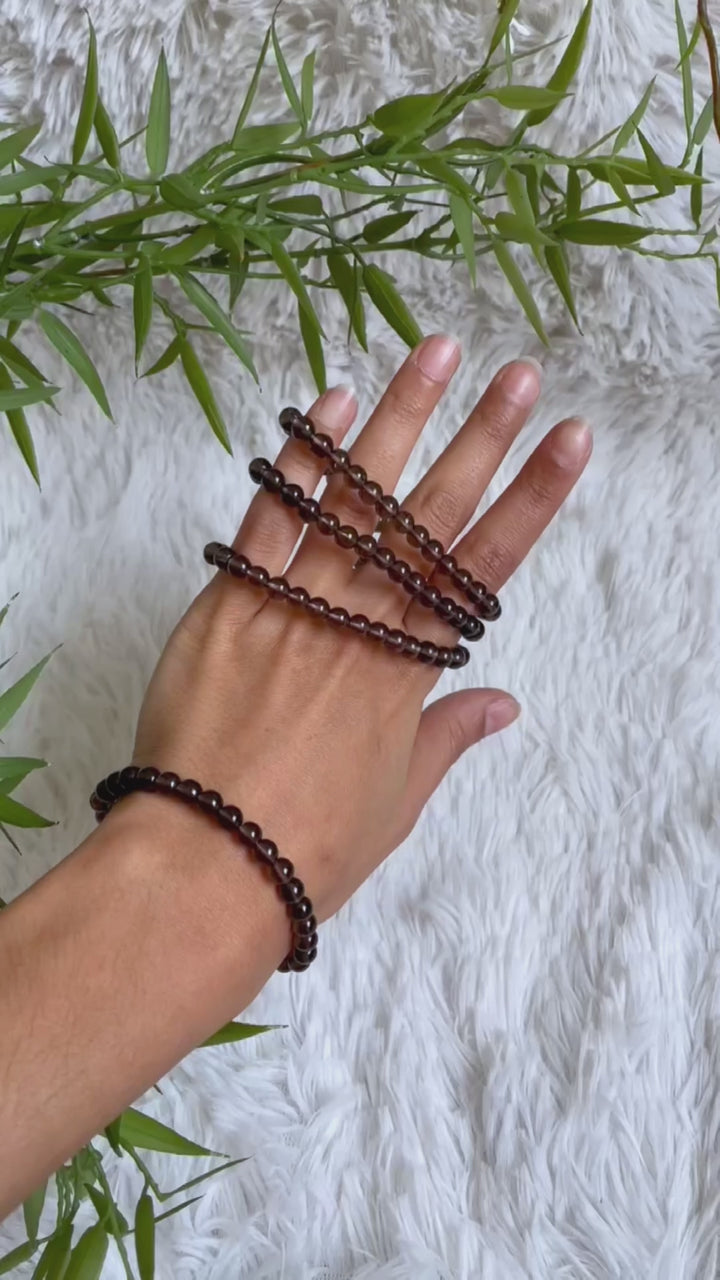 Rauchquarz Armband