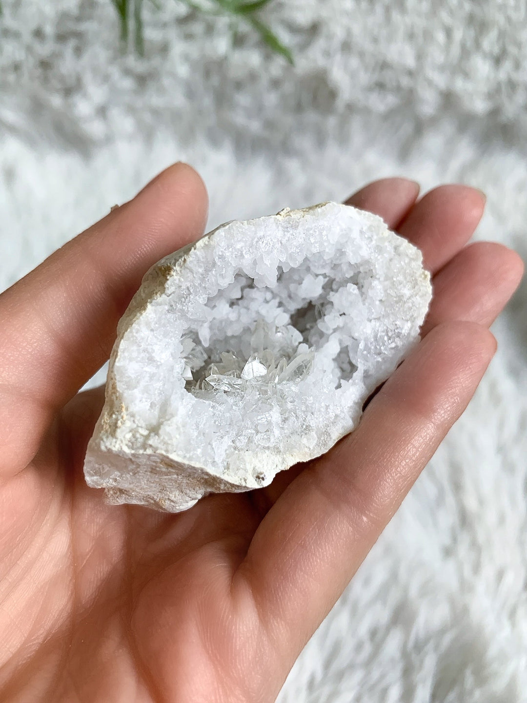 Quarz Geode - SoulGlow - Bergkristall, Energie, Kristall