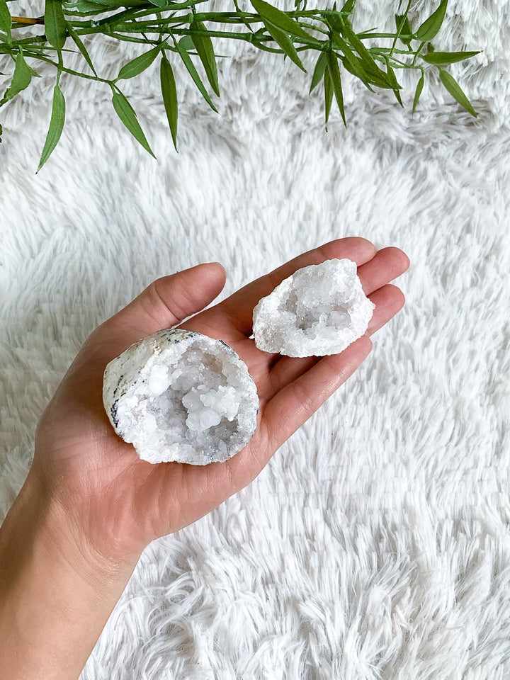 Quarz Geode - SoulGlow - Bergkristall, Energie, Kristall
