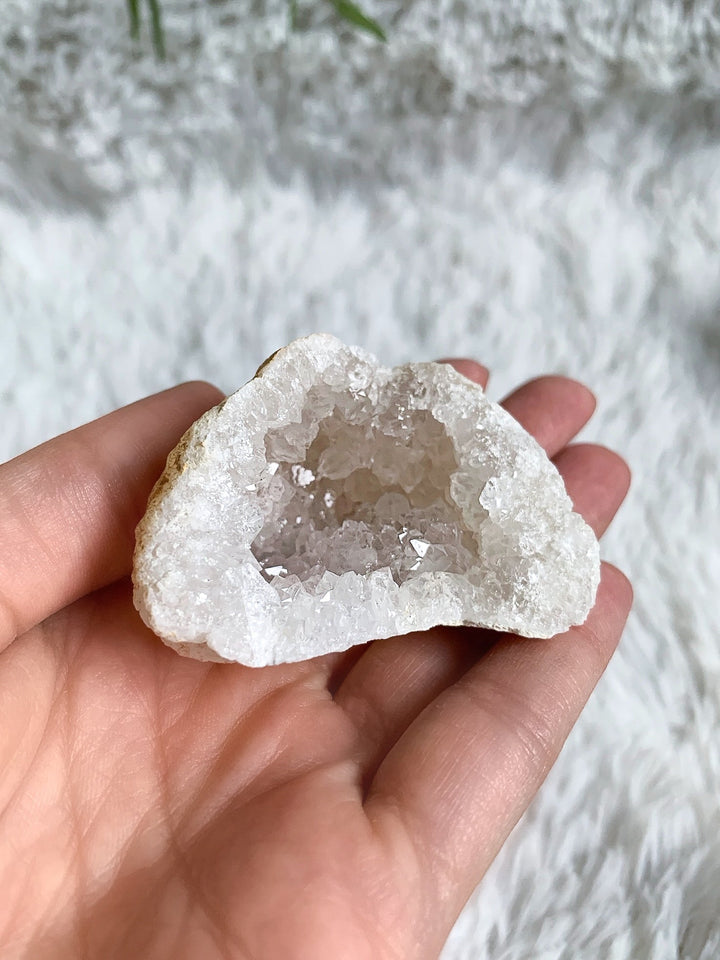 Quarz Geode - SoulGlow - Bergkristall, Energie, Kristall