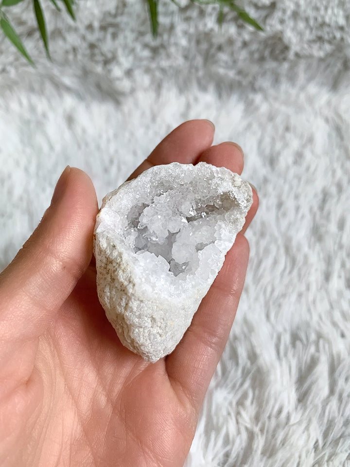 Quarz Geode - SoulGlow - Bergkristall, Energie, Kristall