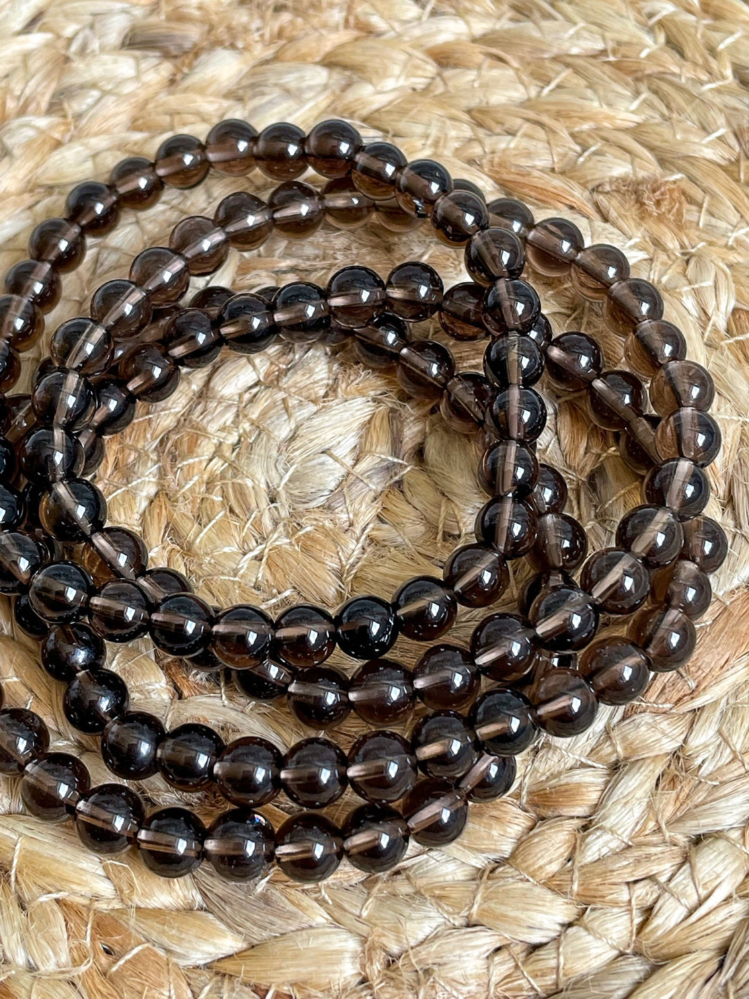 Rauchquarz Armband - SoulGlow - Armband, balance, Kugel Armband