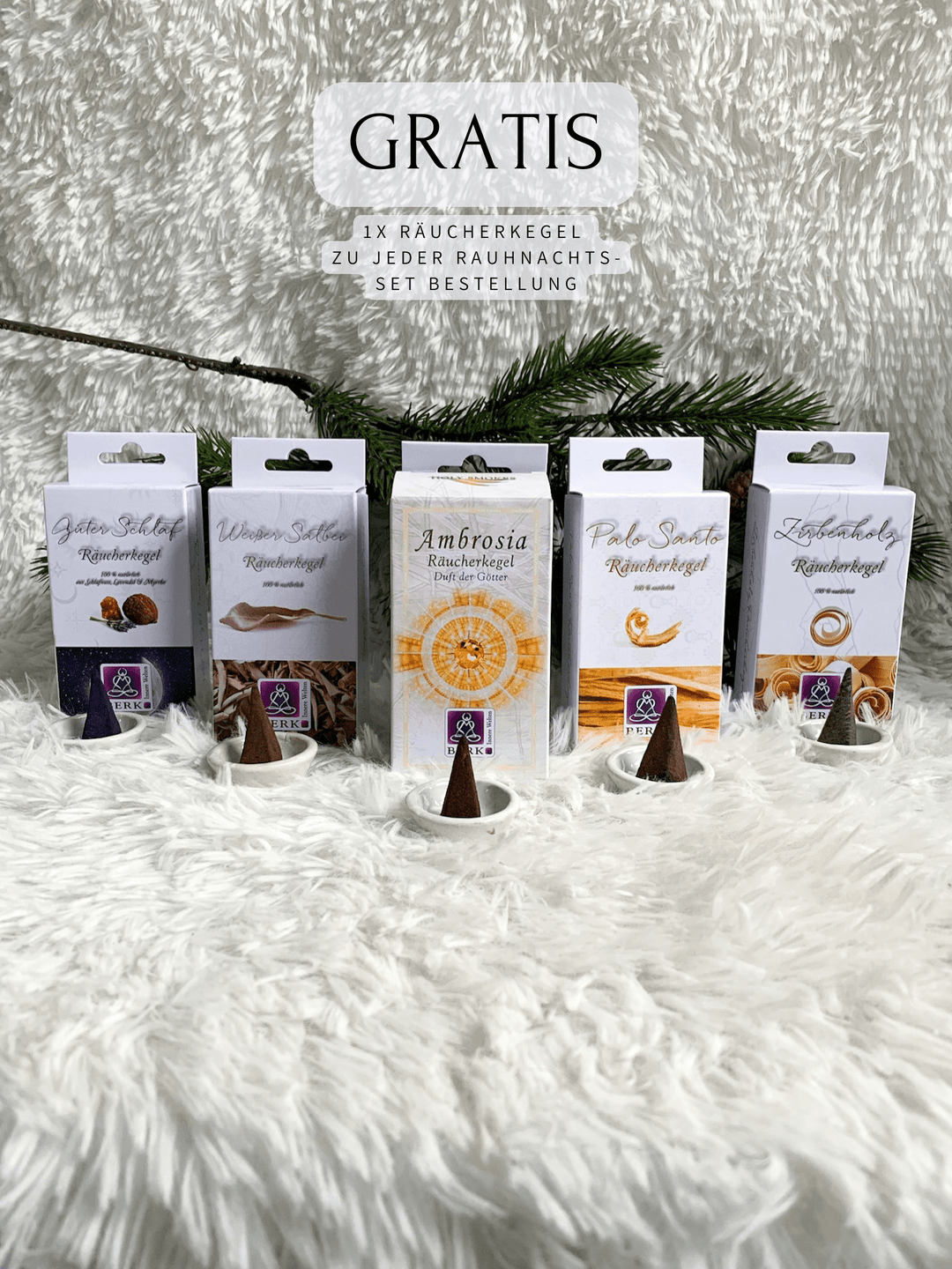 Rauhnacht Ritualset - SoulGlow - Aura, Geschenk, Kristall Set