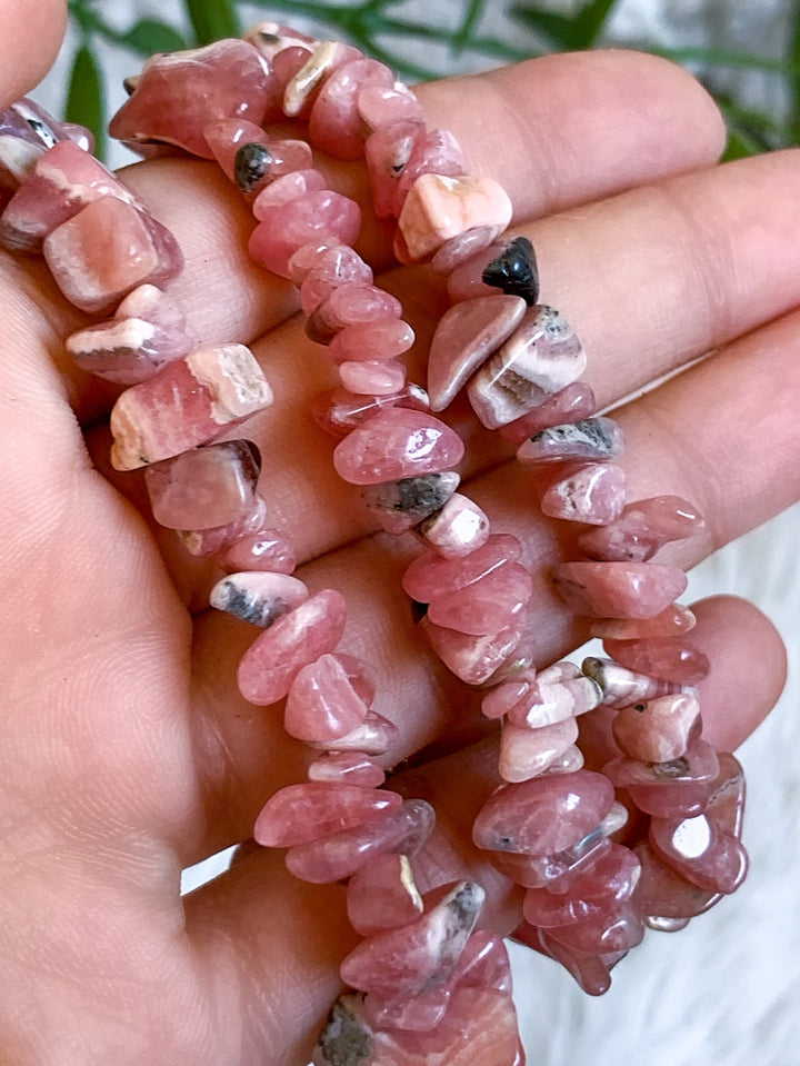 Rhodochrosit Armband - SoulGlow - Armband, balance, Liebe
