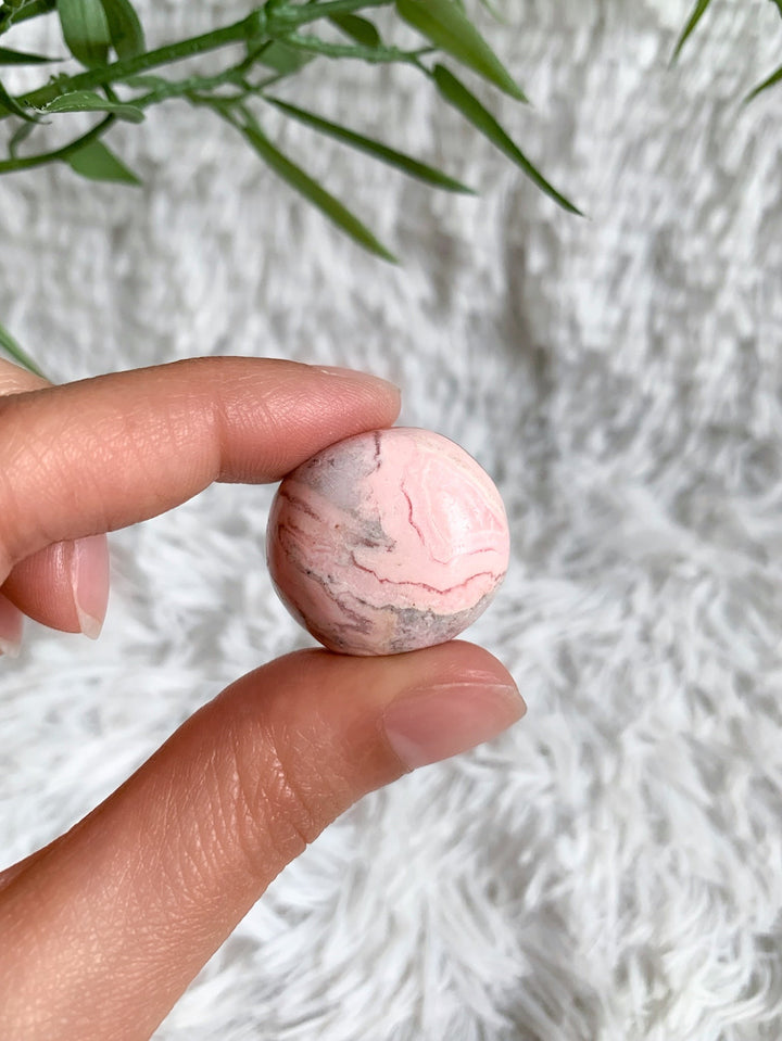 Rhodochrosit Trommelsteine - SoulGlow - balance, Erholung & Wohlbefinden, Kristall