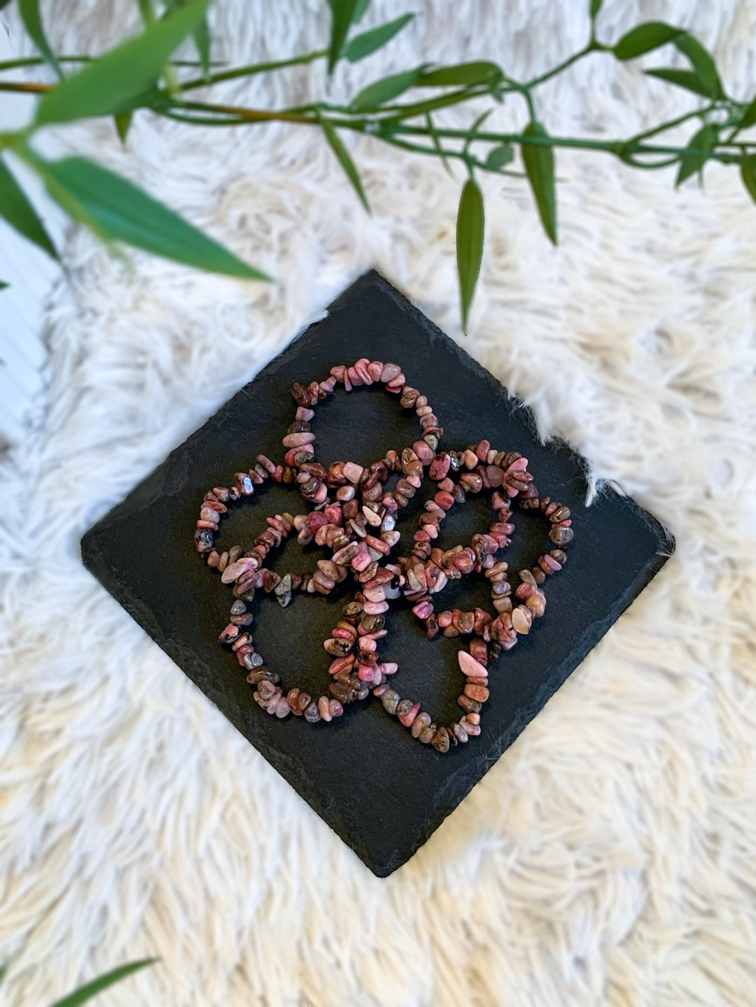 Rhodonit Armband - SoulGlow - Armband, balance, Liebe