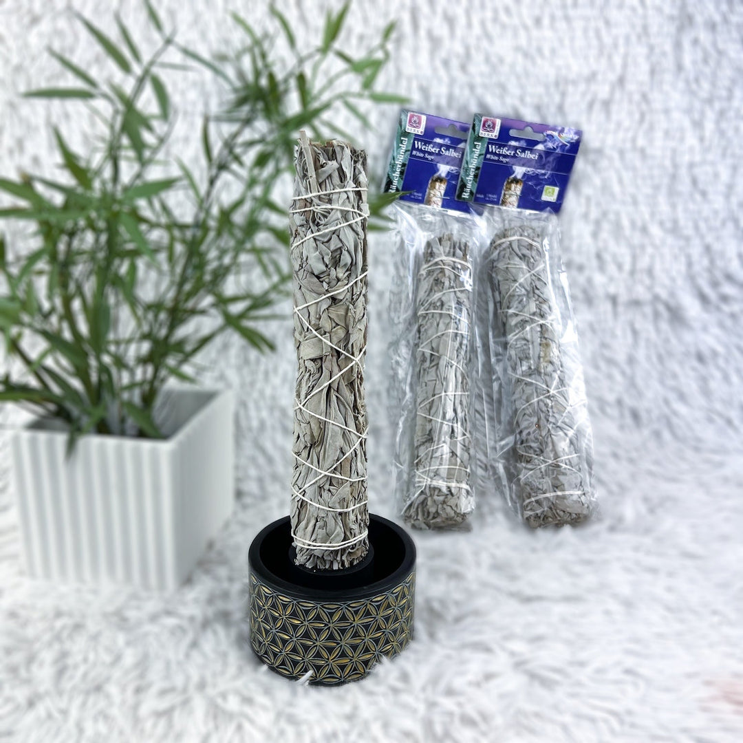 Riesen Bündel Weißer Salbei | 22cm - SoulGlow - Aura, Deko, not - on - sale