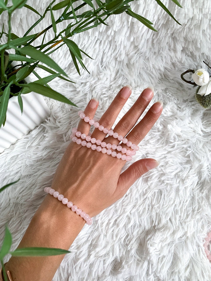 Rosenquarz Armband - SoulGlow