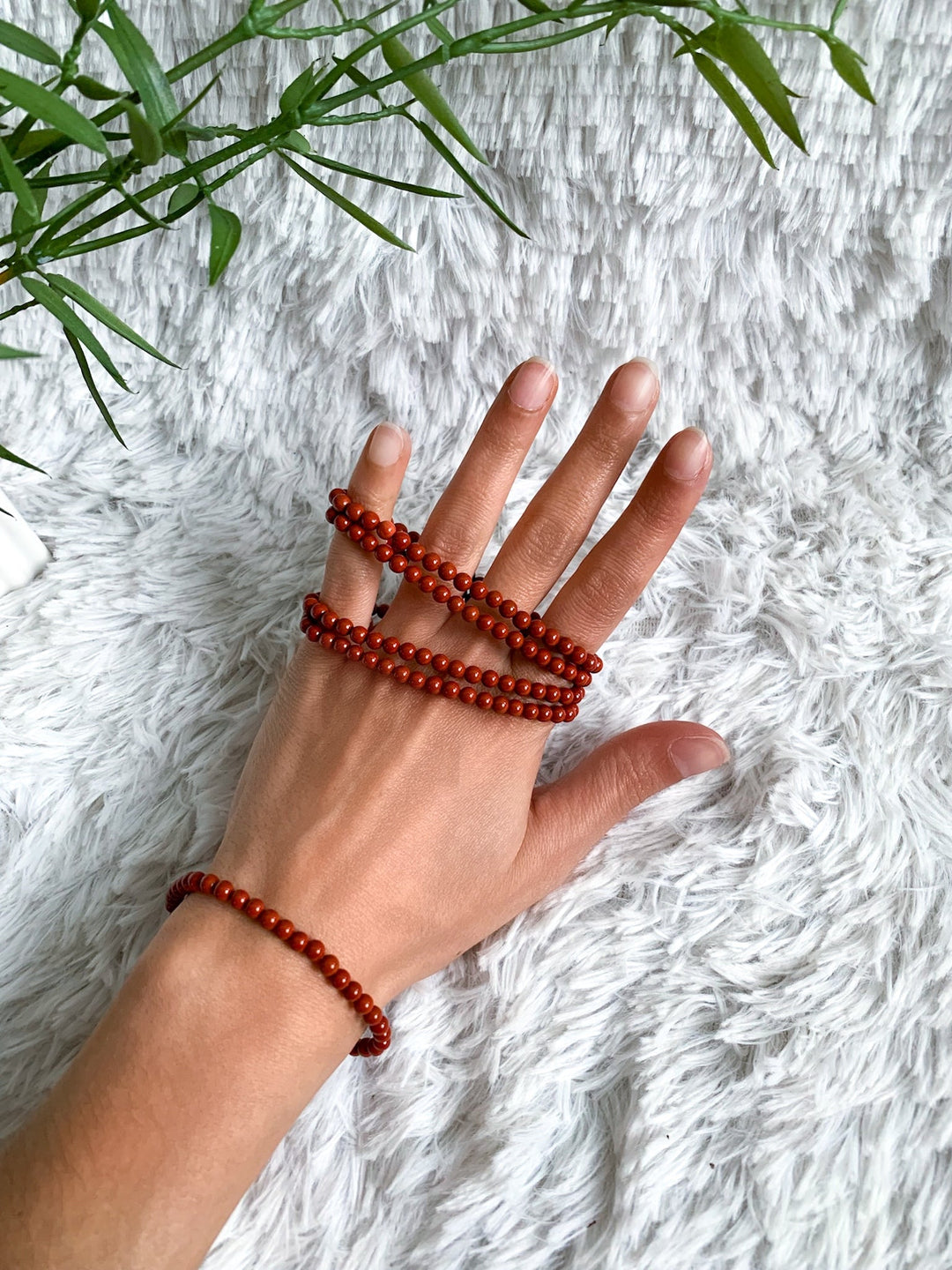 Roter Jaspis Armband - SoulGlow - Armband, balance, Energie