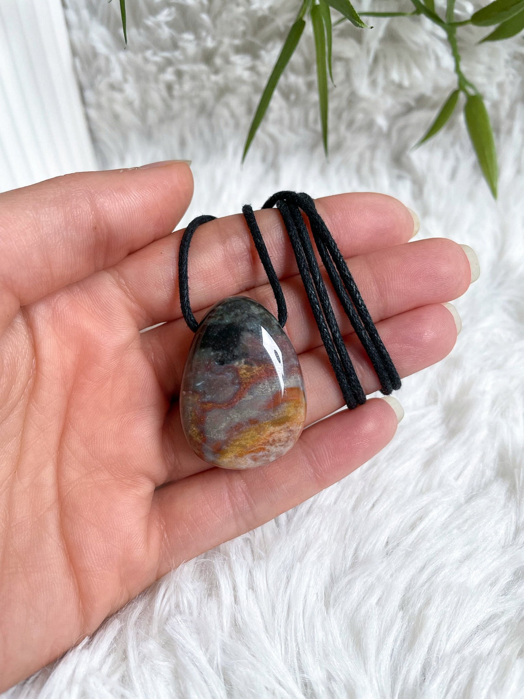 Sardonyx Anhänger - SoulGlow - Anhänger mit Bohrung, balance, braun