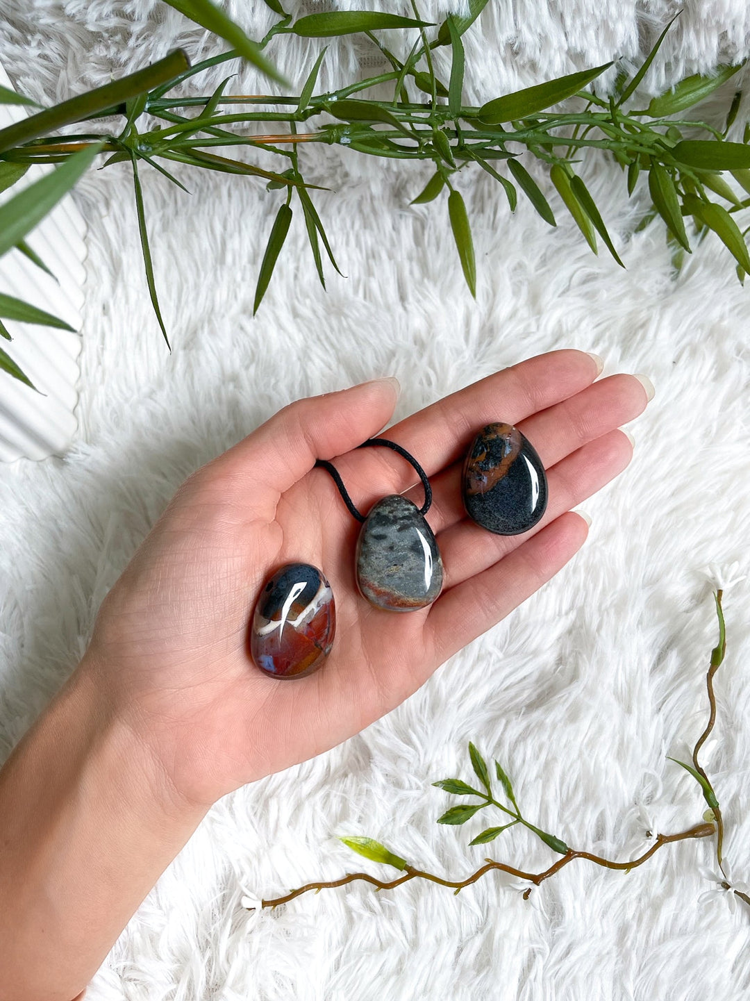 Sardonyx Anhänger - SoulGlow - Anhänger mit Bohrung, balance, braun