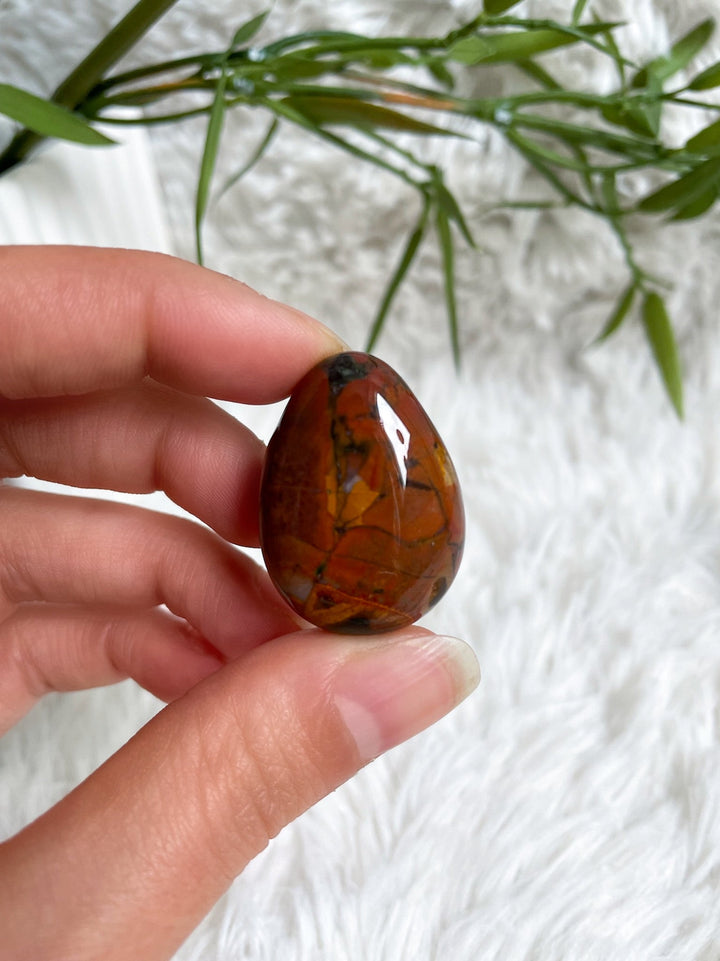 Sardonyx Anhänger - SoulGlow - Anhänger mit Bohrung, balance, braun