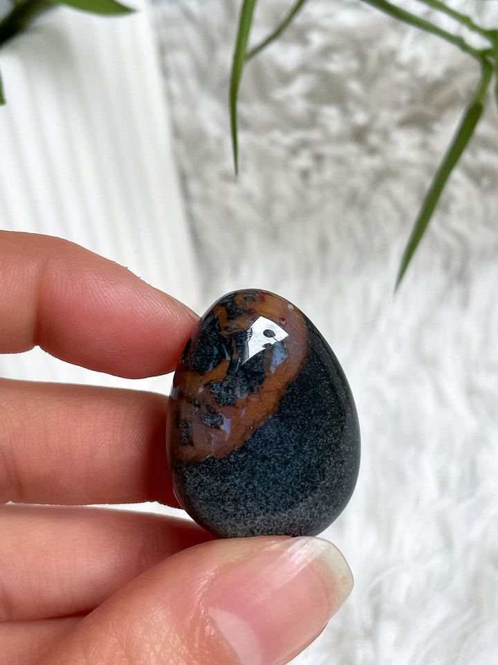 Sardonyx Anhänger - SoulGlow - Anhänger mit Bohrung, balance, braun