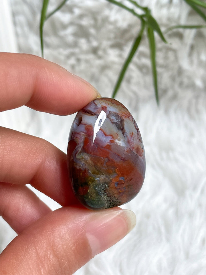 Sardonyx Anhänger - SoulGlow - Anhänger mit Bohrung, balance, braun