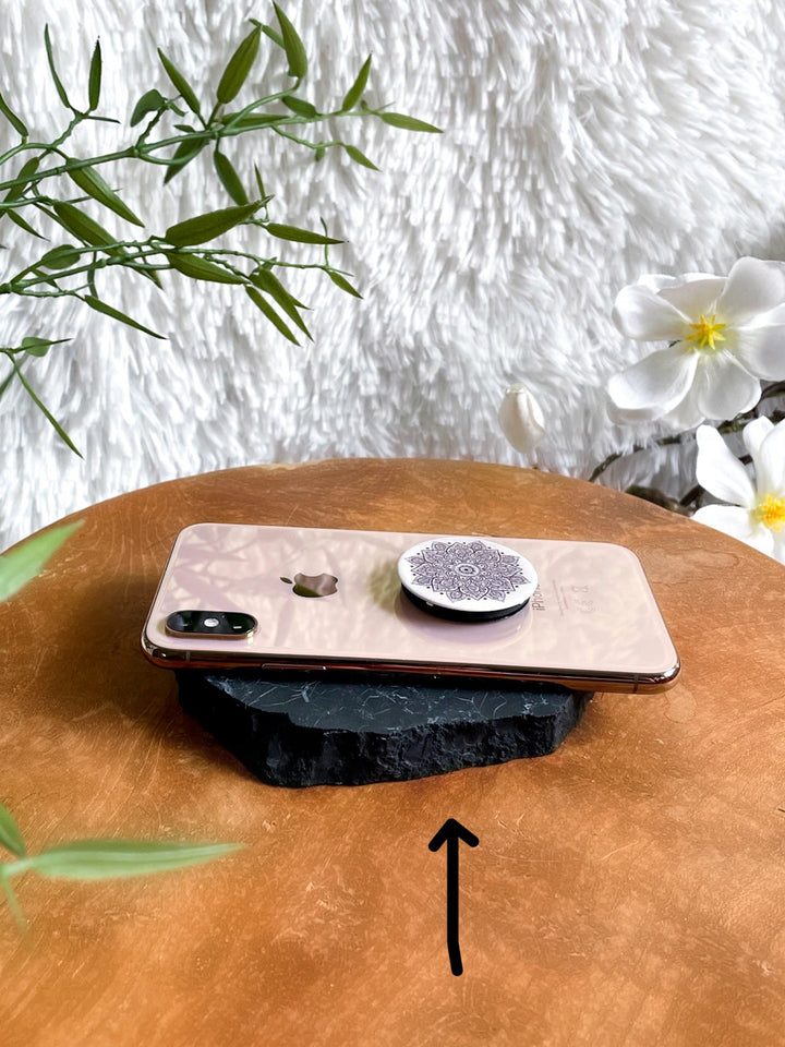 Schungit Platte, Untersetzer - SoulGlow - Aura, balance, Elektrosmog