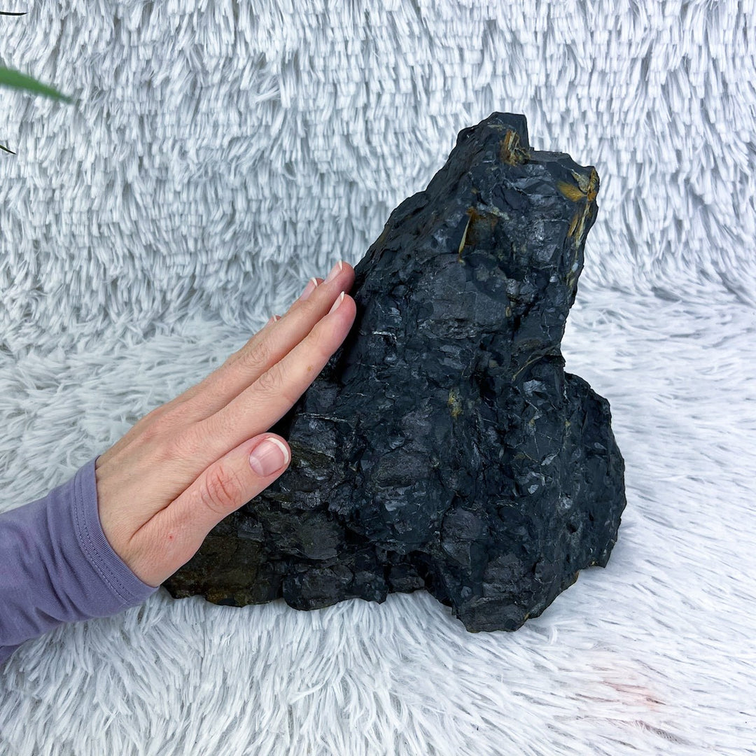 Schungit Rohstein 3,1 Kg Unikat - SoulGlow - Aura, balance, Heilstein Unikat
