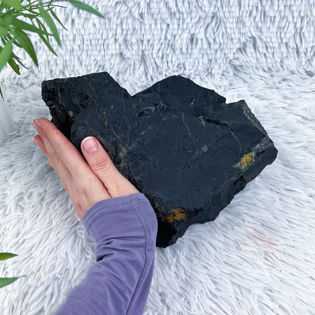 Schungit Rohstein 3,3 Kg Unikat - SoulGlow - Aura, balance, Heilstein Unikat