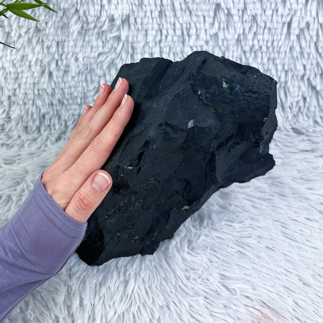 Schungit Rohstein 4,6 Kg Unikat - SoulGlow - Aura, balance, Heilstein Unikat