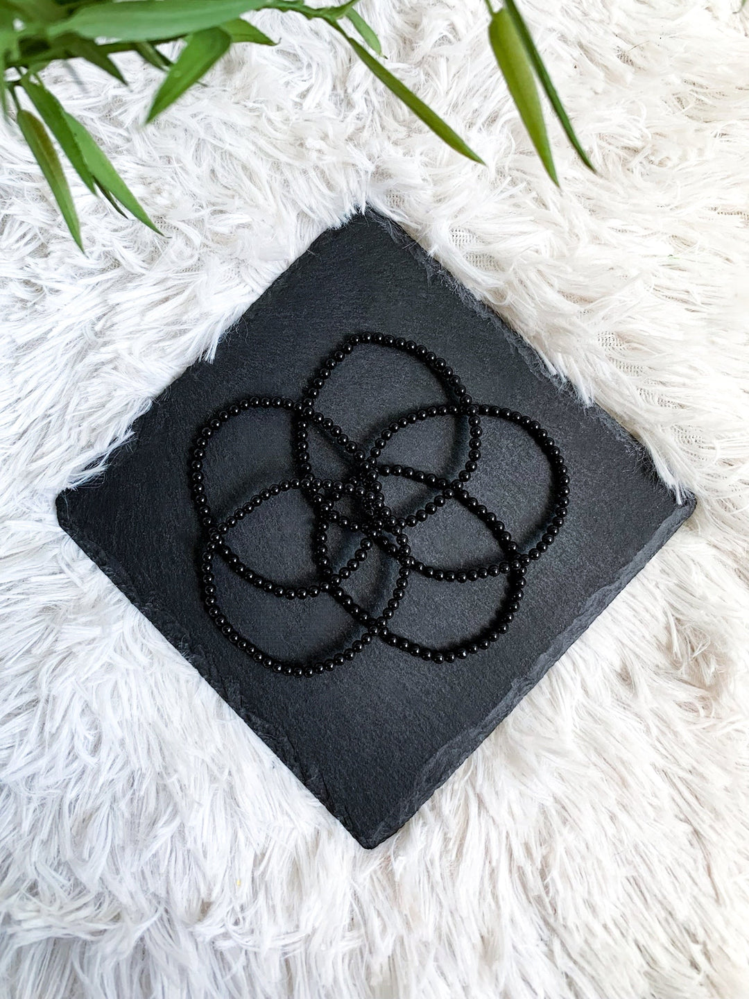 Schwarzer Turmalin Armband, Schörl - SoulGlow - Armband, balance, Erholung & Wohlbefinden