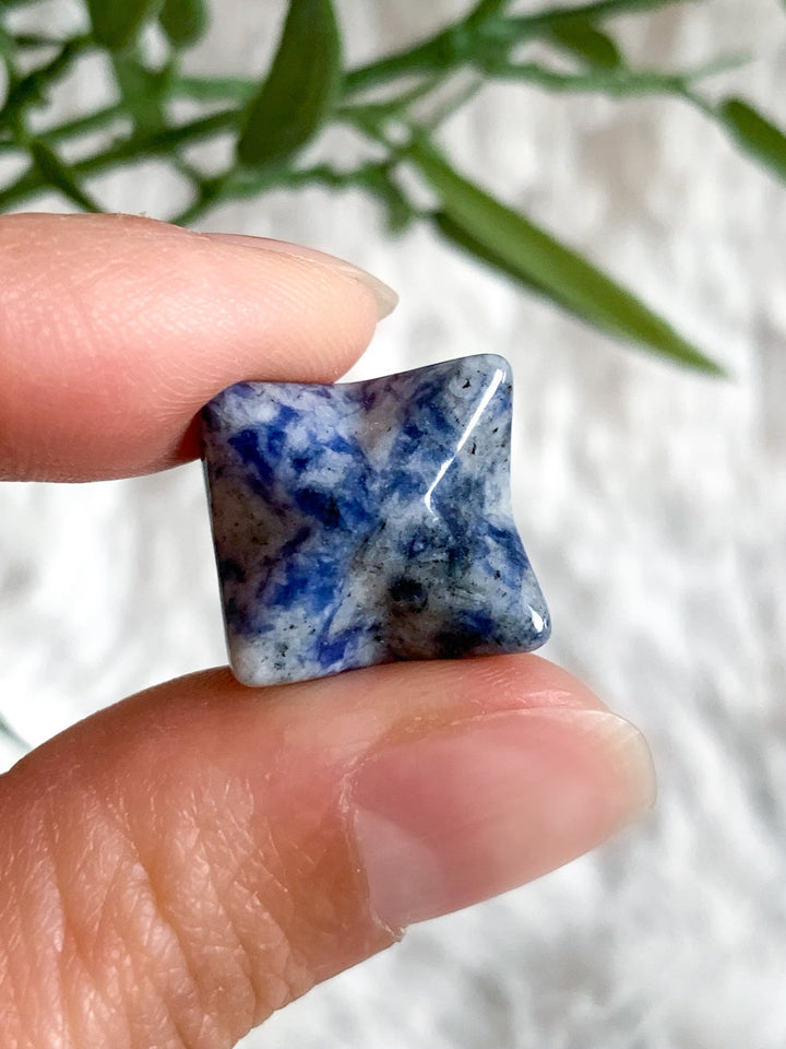 Sodalith Merkaba Anhänger - SoulGlow - Anhänger, balance, blau
