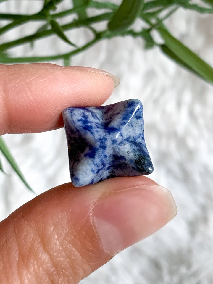 Sodalith Merkaba Anhänger - SoulGlow - Anhänger, balance, blau