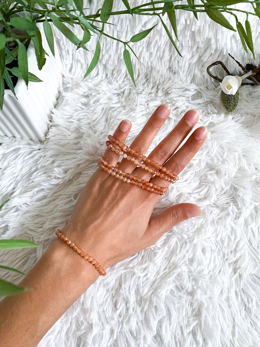 Sonnenstein Armband, facettiert - SoulGlow - Armband, Energie, Energie & Vitalität