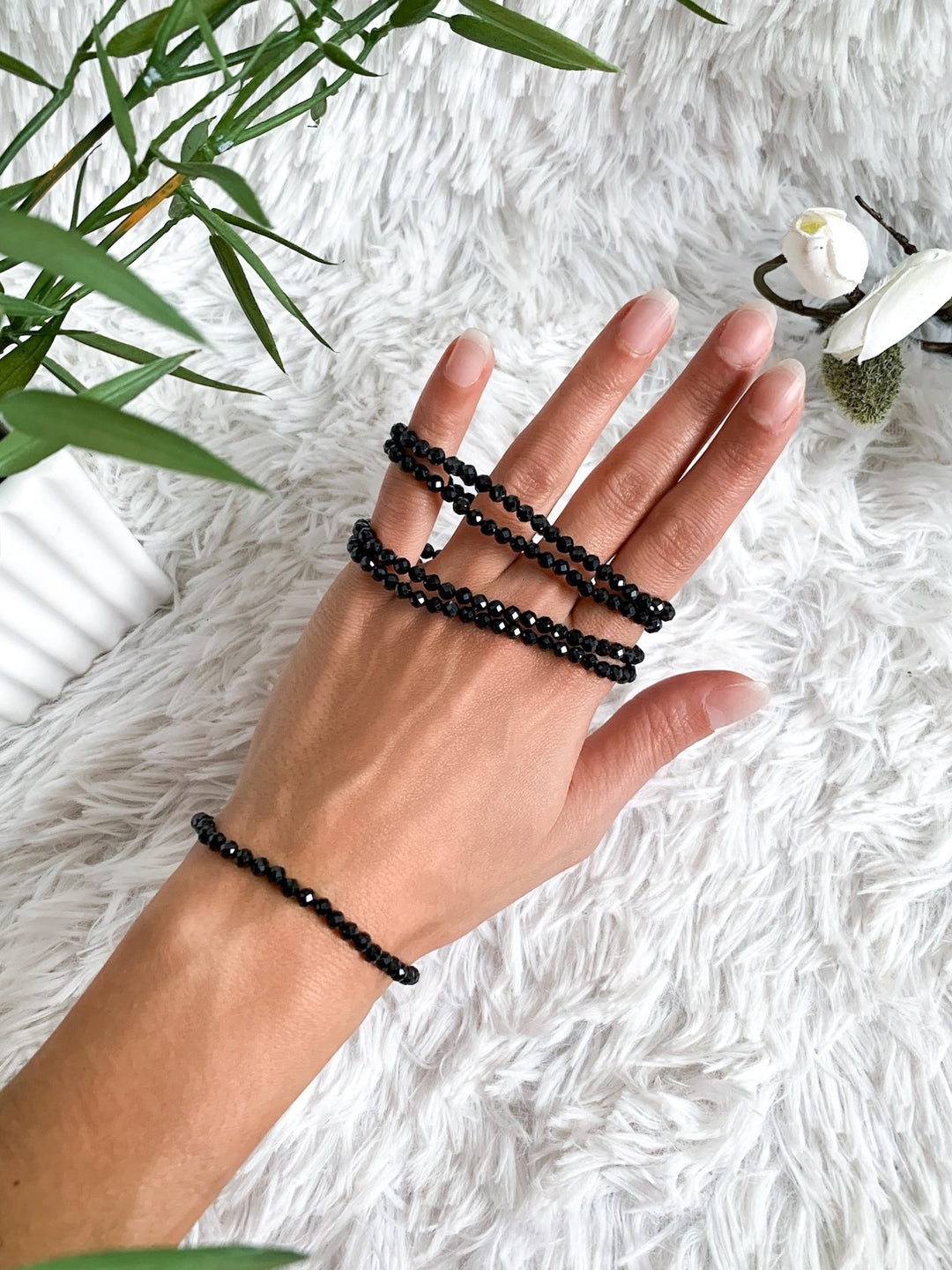 Spinell Armband facettiert - SoulGlow - Armband, balance, Energie