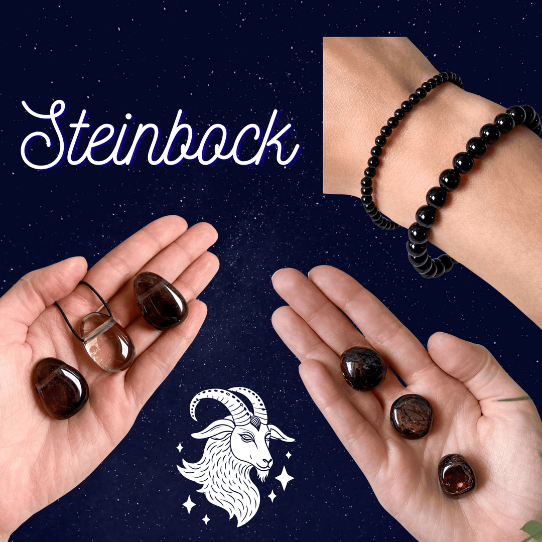Steinbock Sternzeichen Set - SoulGlow - Bundle, Geschenk, Kristall Set