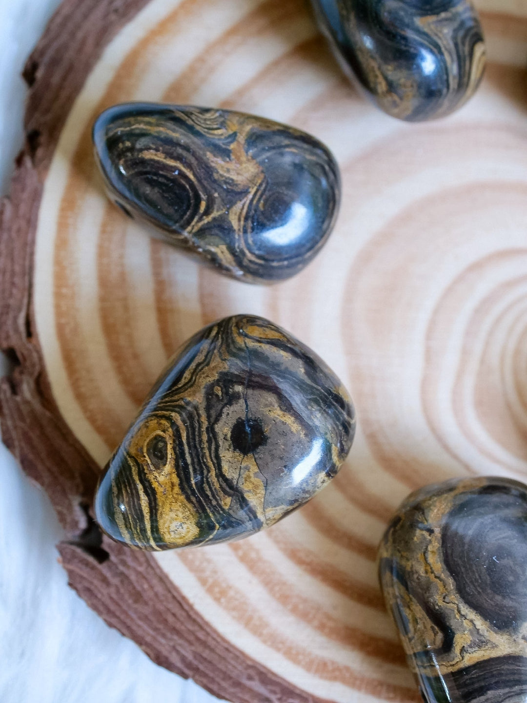 Stromatolith Anhänger - SoulGlow - Anhänger, braun, Gebohrter Anhänger