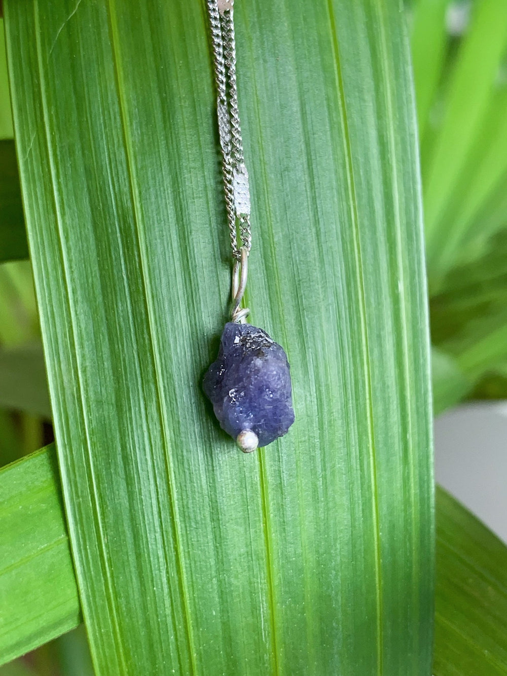 Tansanit Anhänger Silber - SoulGlow - Anhänger mit Öse, balance, blau